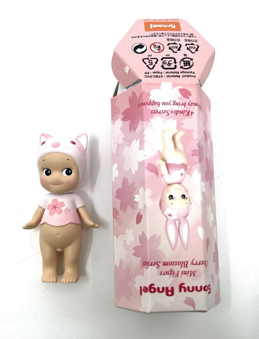 Aunthentic Sonny Angel Cherry Blossom Series 2019 Blind Box, A Caricocat