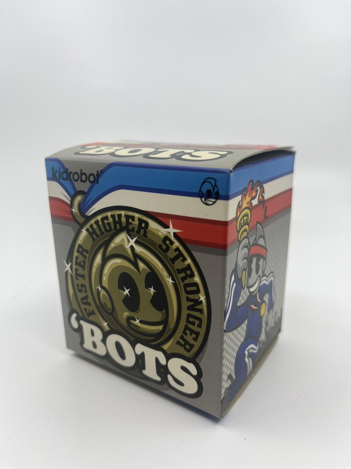 Kidrobot - Bots Higher Faster Stronger 3" Blue , Case Exclusive Chase Unopened