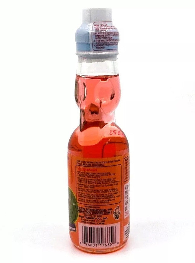 Ramune (3)bottles Watermelon flavor Japanese Marble Soda
