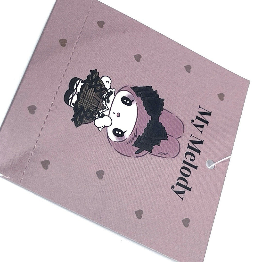 SANRIO My Melody Gothic Pouch w/ Blk Bow (Secret Melokuro) One Size
