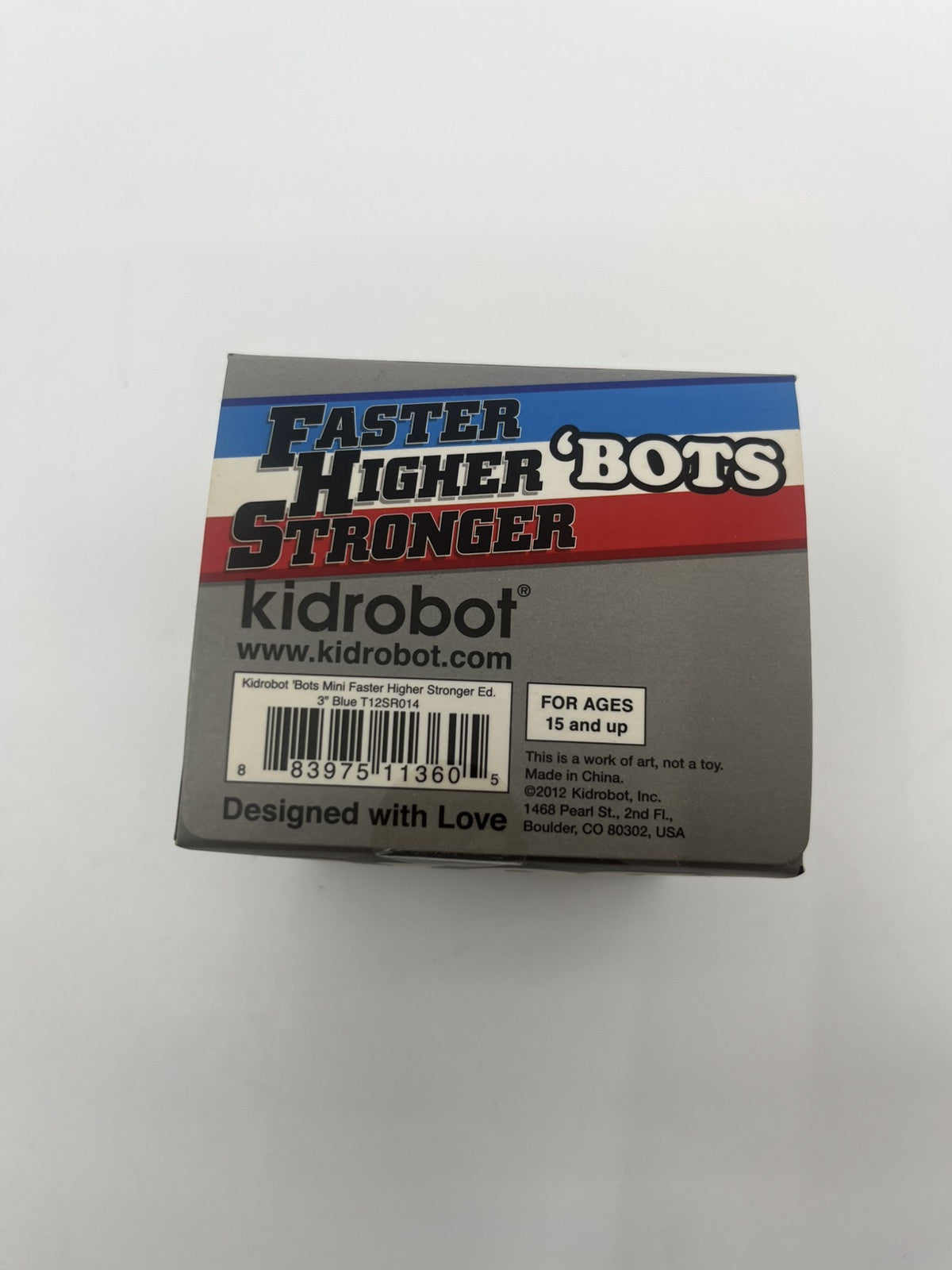 Kidrobot - Bots Higher Faster Stronger 3" Blue , Case Exclusive Chase Unopened