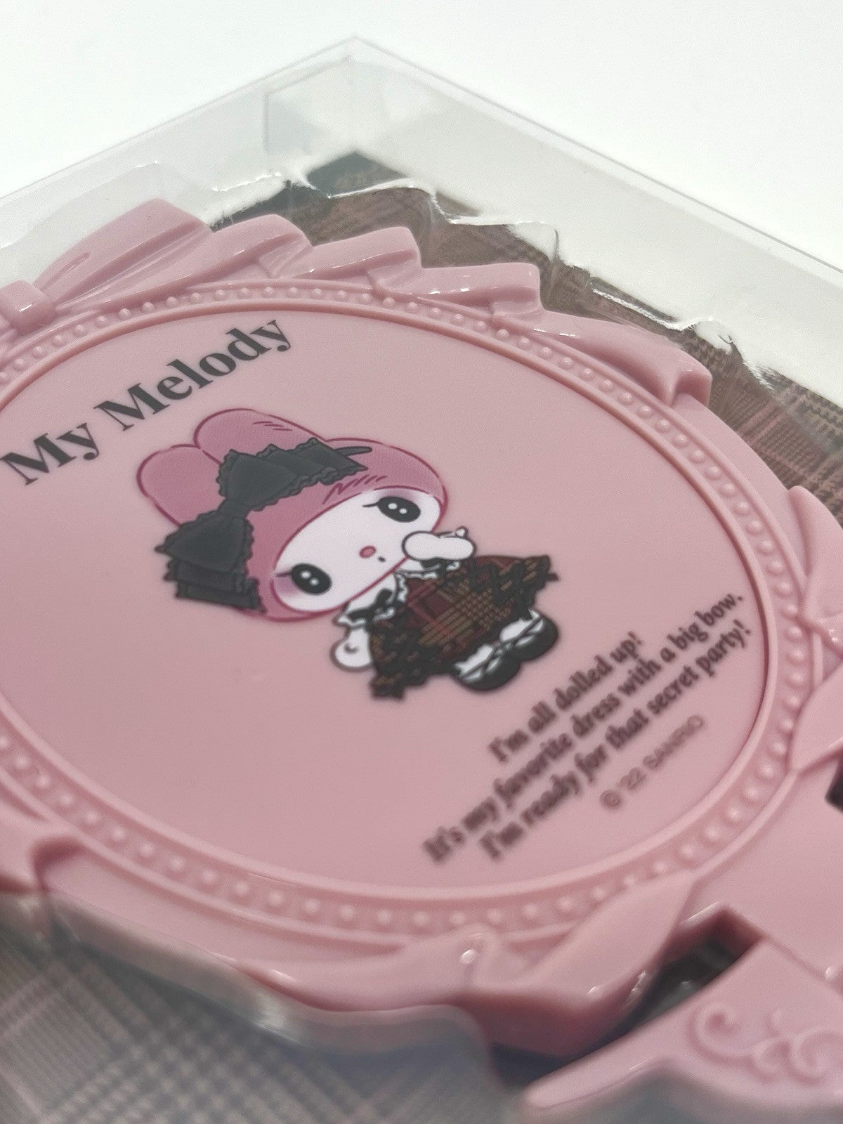 Sanrio My Melody die cut mirror Hand Mirror NEW midnight secret