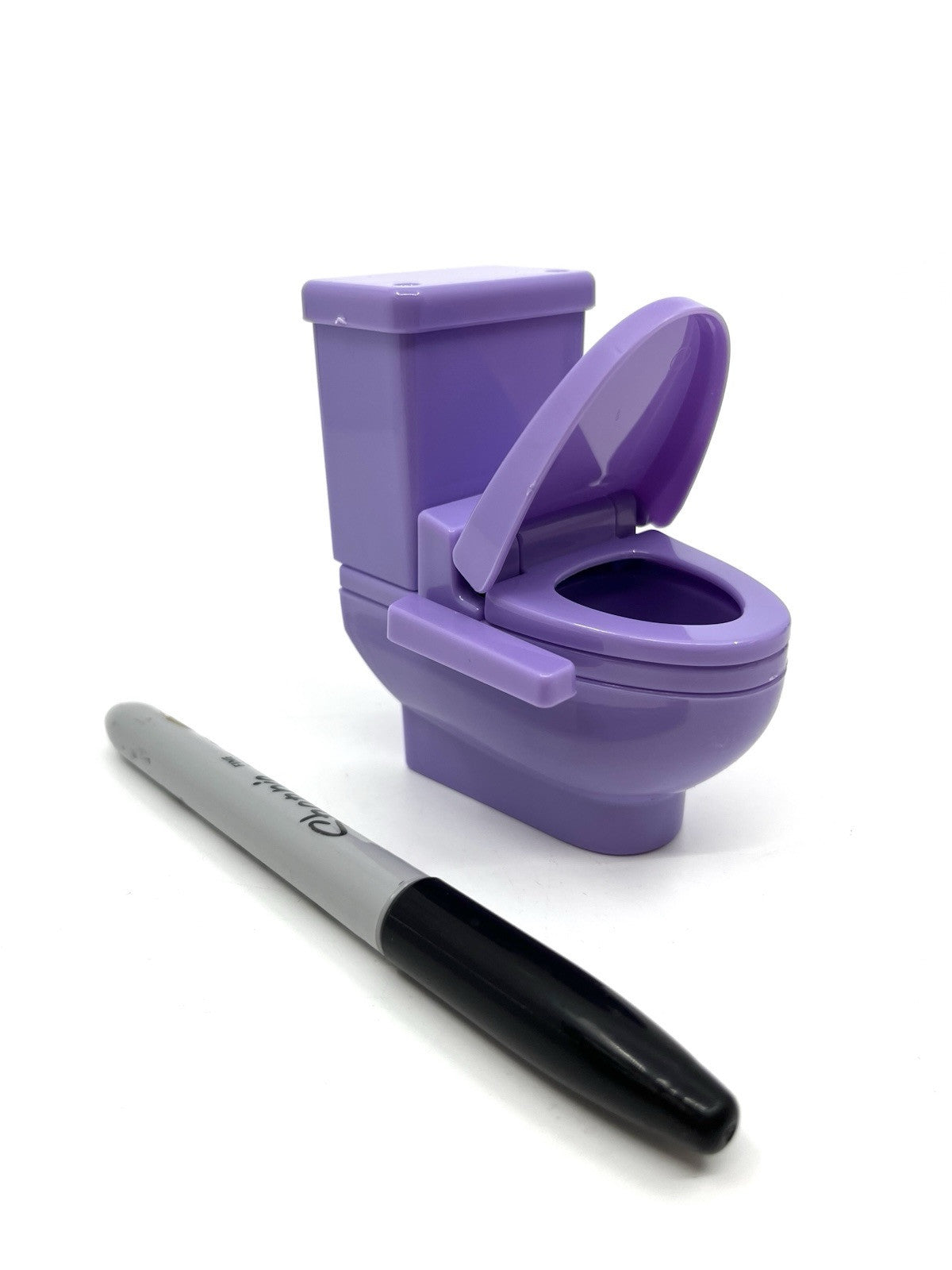 Mini Toilet Bidet Dollhouse Miniature Furniture Japanese  Bathroom Purple Sealed