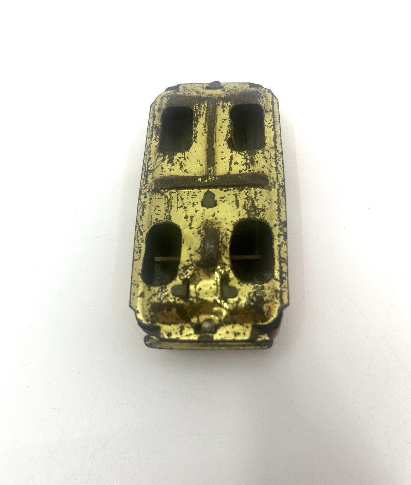 Vintage Tin Toy Fire Department Chief Car Friction Japan No Wheels