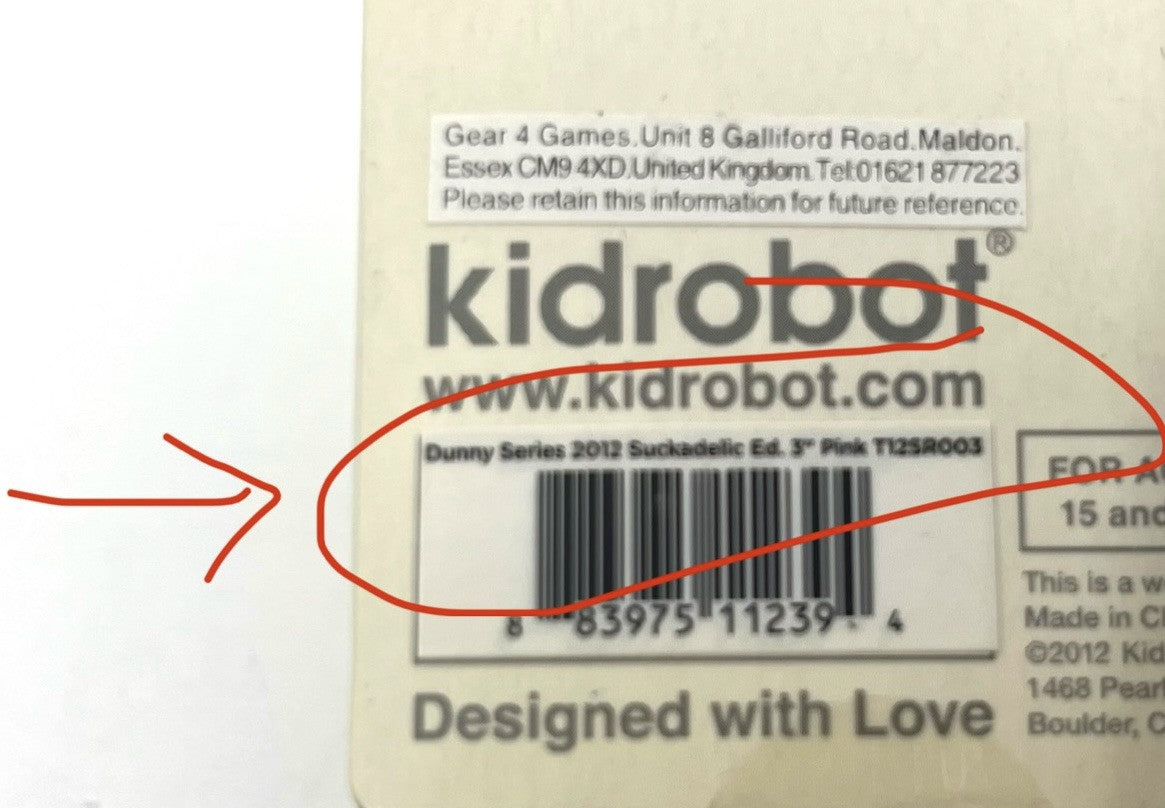 Kidrobot Dunny 2012 Gay Empire Suckadelic  by Sucklord pink 3" Unopened