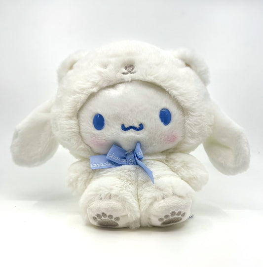 Sanrio Character Cinamoroll  Mascot Fluffy White Bear Outfit 10in NEW