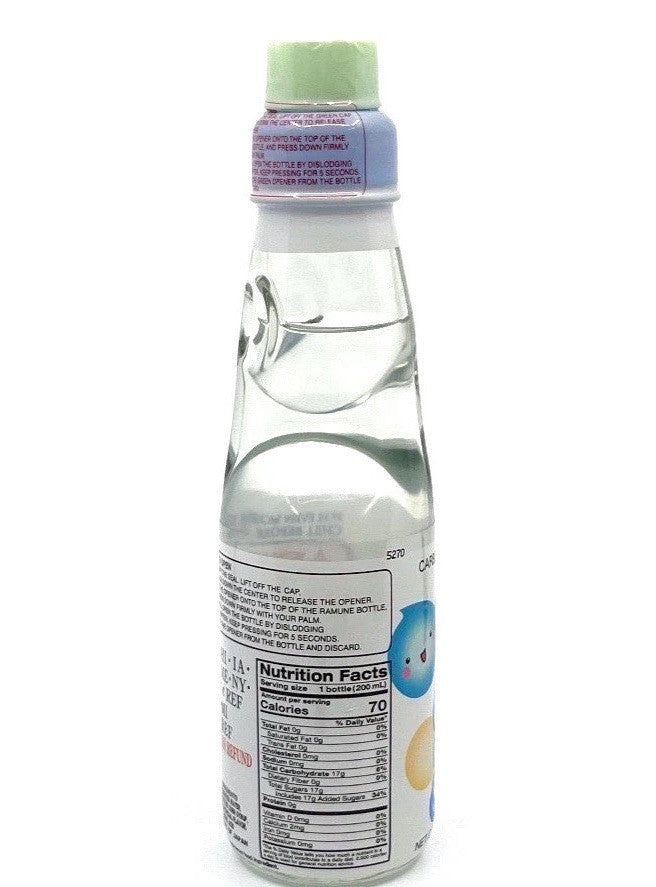 Ramune (3)bottles Yogurt flavor Japanese Marble Soda