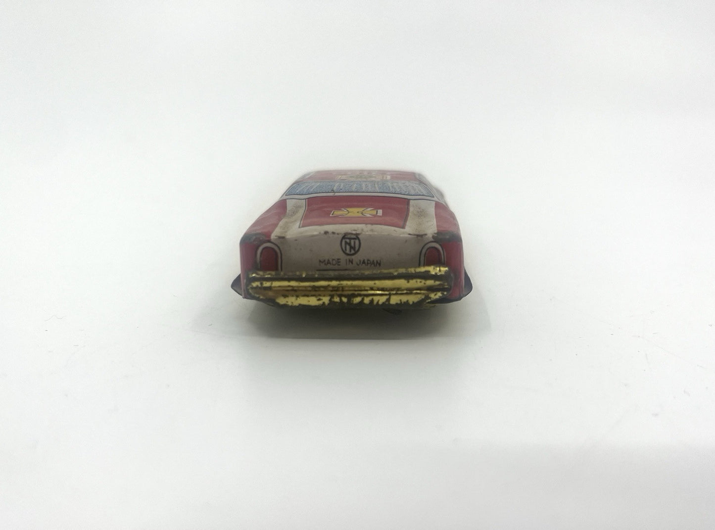 Vintage Tin Toy Fire Department Chief Car Friction Japan No Wheels