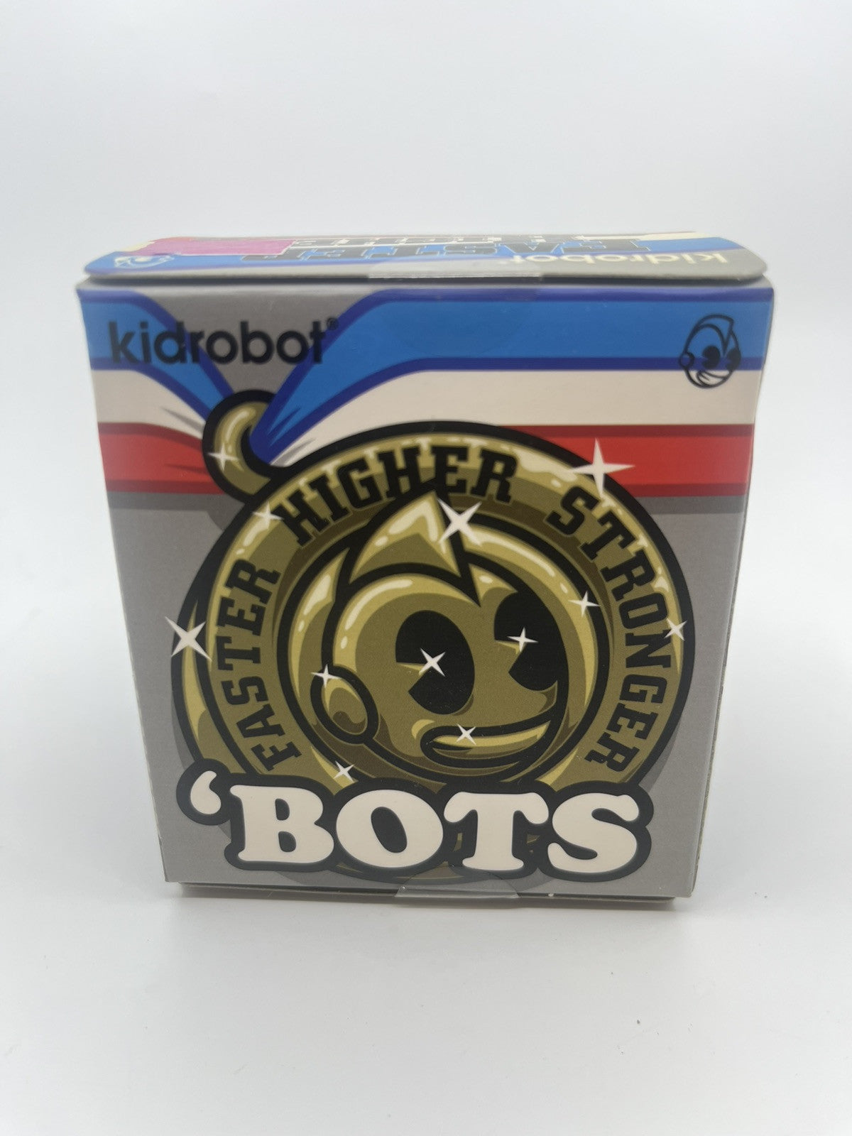 Kidrobot - Bots Higher Faster Stronger 3" Blue , Case Exclusive Chase Unopened