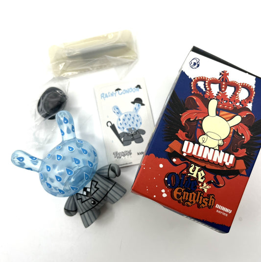 KIDROBOT DUNNY 3" TRICLOPS STUDIO YE OLDE ENGLISH RAINY LONDON.